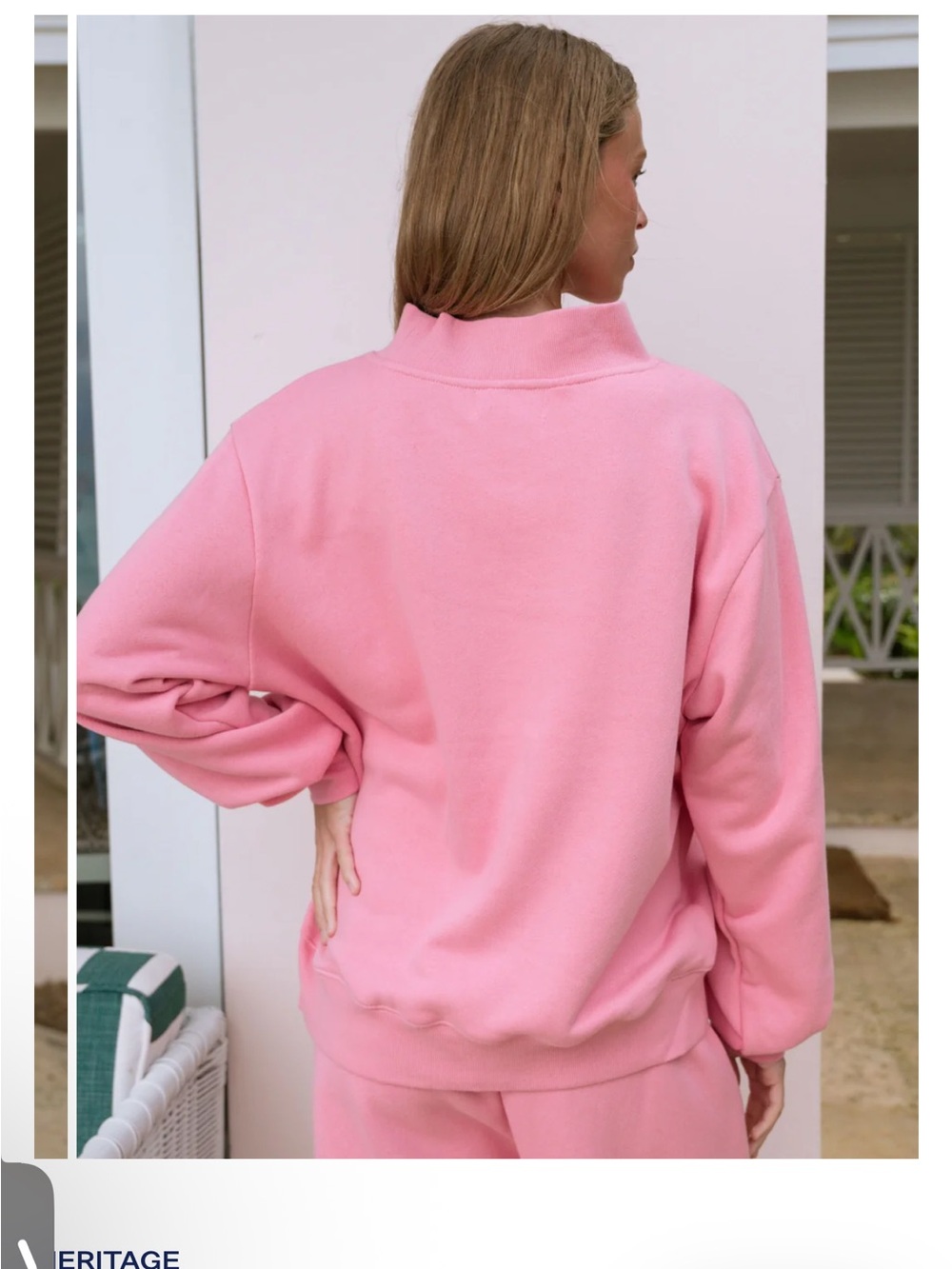 PARKE Summerland Mockneck in Conch Size XXL - Picture 5 of 8